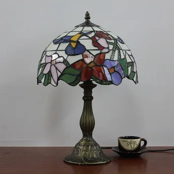 30 CM Evropske pastorala art steklo ptica dekorativna namizna svetilka Hotel Klub spalnica postelji svetilko